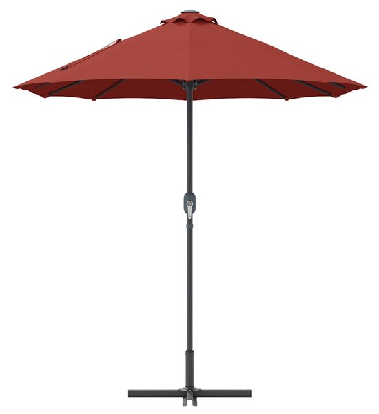 Vrtni suncobran Terakota 370 x 197 x 239 cm - Cinober / 370 x 197 x 239 cm