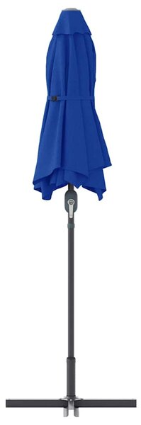 Vrtni suncobran Azurnoplava 370 x 197 x 239 cm - Plava / 370 x 197 x 239 cm