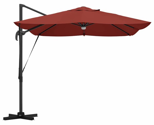 Suncobran Terakota 351 x 250 x 253 cm Poliester i aluminij - Cinober / 351 x 250 x 253 cm