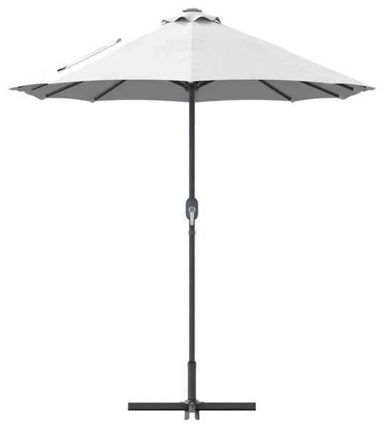 Vrtni suncobran Pijesak 370 x 197 x 239 cm Poliester i aluminij - Smeđa / 370 x 197 x 239 cm