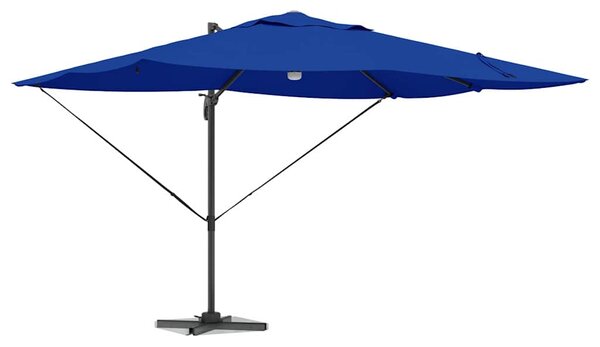 Suncobran Azurnoplava 351 x 250 x 253 cm Poliester i aluminij - Plava / 351 x 250 x 253 cm
