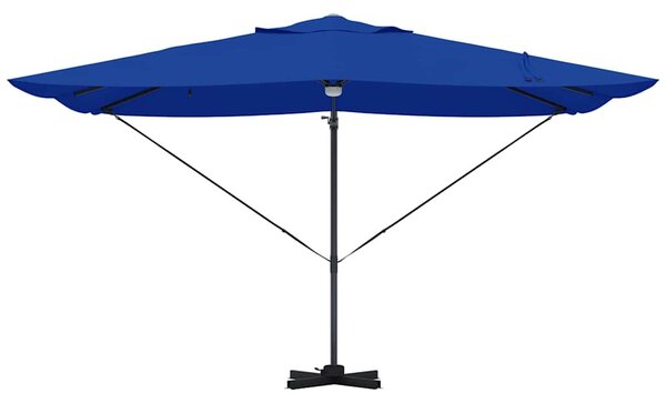 Suncobran Azurnoplava 351 x 250 x 253 cm Poliester i aluminij - Plava / 351 x 250 x 253 cm