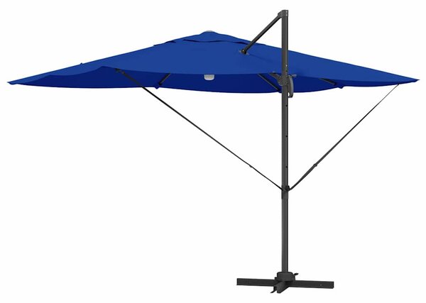 Suncobran Azurnoplava 351 x 250 x 253 cm Poliester i aluminij - Plava / 351 x 250 x 253 cm