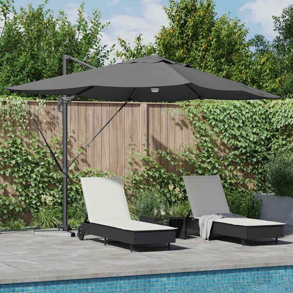 Suncobran Antracit 351 x 250 x 253 cm Poliester i aluminij - Antracit / 351 x 250 x 253 cm