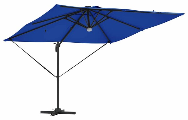 Roma Suncobran Plava 286 x 284 x 270 cm Aluminij i poliester - Plava / 286 x 284 x 270 cm