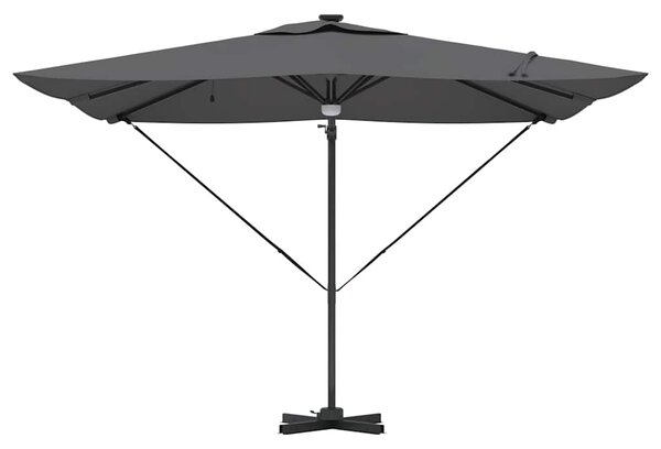 Roma Suncobran Antracit 286 x 284 x 270 cm Aluminij i poliester - Antracit / 286 x 284 x 270 cm