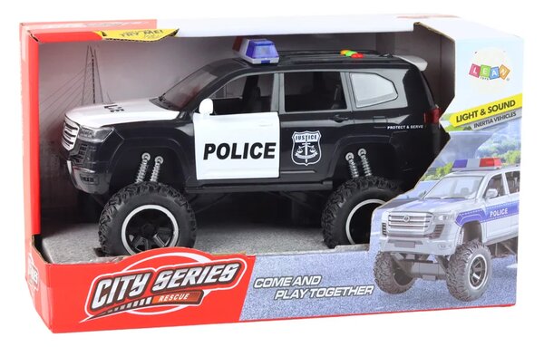 Vožnja Offroad Raptor Policija Crno Otvaranje Vrata Zvučno Svjetlo