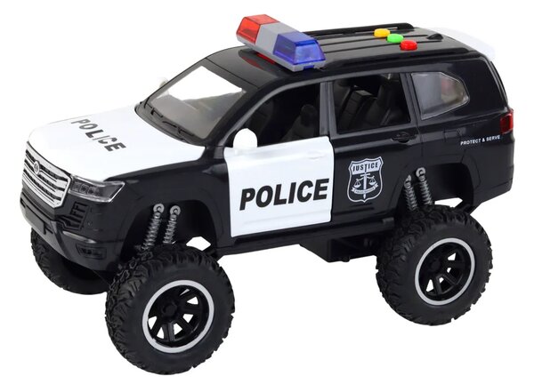 Vožnja Offroad Raptor Policija Crno Otvaranje Vrata Zvučno Svjetlo