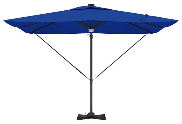 Roma Suncobran Plava 286 x 284 x 270 cm Aluminij i poliester - Plava / 286 x 284 x 270 cm