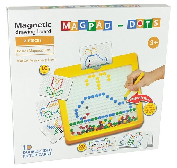 Magnetna ploča 100 žutih perli