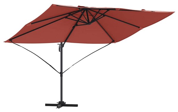 Suncobran Terakota 351 x 250 x 260 cm Poliester i aluminij - Cinober / 351 x 250 x 260 cm