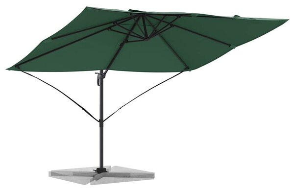 Suncobran Zelena 351 x 250 x 260 cm Poliester i aluminij - Zelena / 351 x 250 x 260 cm