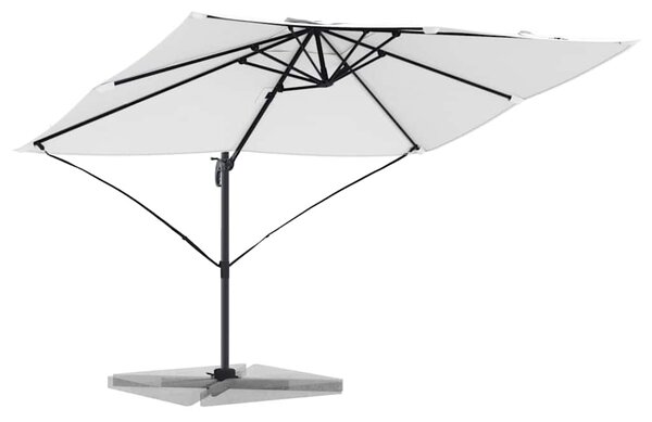 Suncobran Pijesak 351 x 250 x 260 cm Poliester i aluminij - Smeđa / 351 x 250 x 260 cm