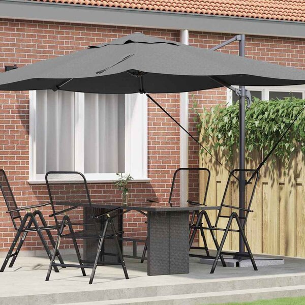 Suncobran Antracit 351 x 250 x 260 cm Poliester i aluminij - Antracit / 351 x 250 x 260 cm