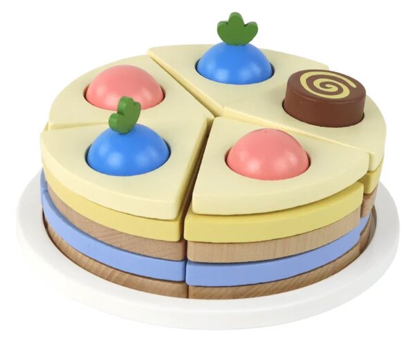 Drvena torta za rezanje od 8 komada, Ø 15 cm