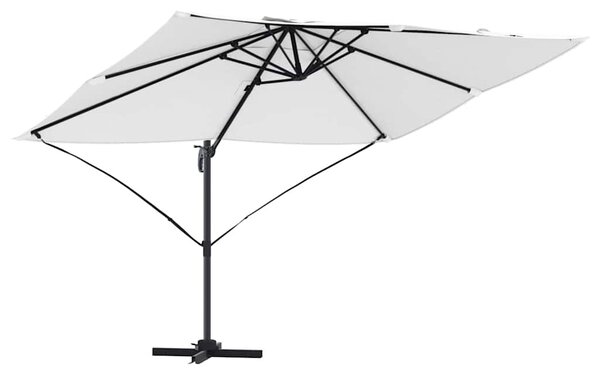 Suncobran Pijesak 351 x 250 x 260 cm Poliester i aluminij - Smeđa / 351 x 250 x 260 cm