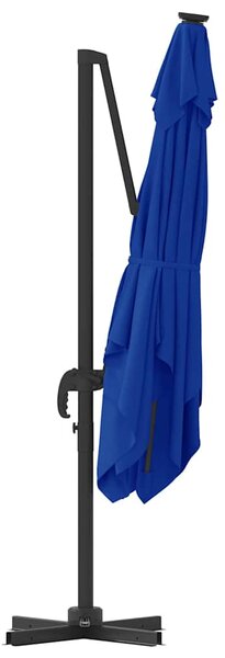Roma Suncobran Plava 286 x 284 x 265 cm Aluminij i poliester - Plava / 286 x 284 x 265 cm