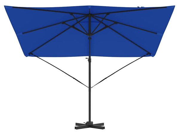 Roma Suncobran Plava 286 x 284 x 265 cm Aluminij i poliester - Plava / 286 x 284 x 265 cm