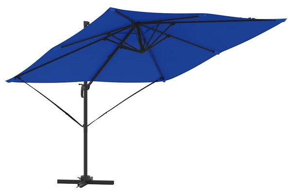 Roma Suncobran Plava 286 x 284 x 265 cm Aluminij i poliester - Plava / 286 x 284 x 265 cm