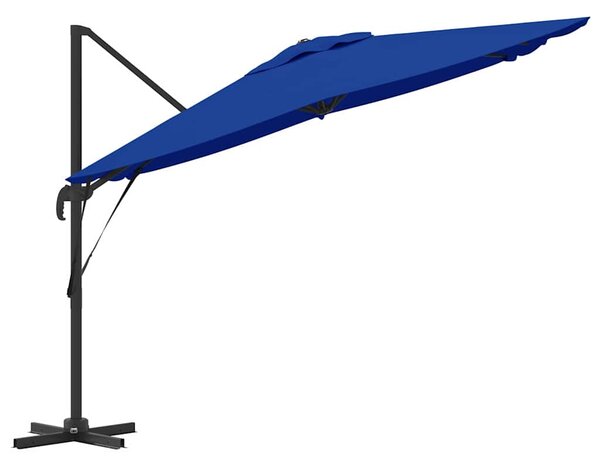 Roma Suncobran Plava 286 x 284 x 265 cm Aluminij i poliester - Plava / 286 x 284 x 265 cm