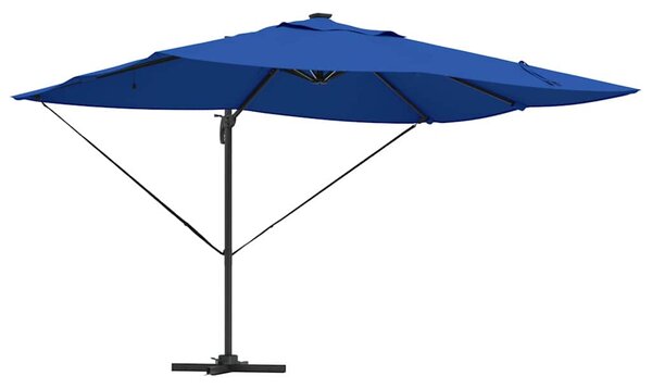 Suncobran Azurnoplava 352 x 251 x 265 cm Poliester i aluminij - Plava / 352 x 251 x 265 cm