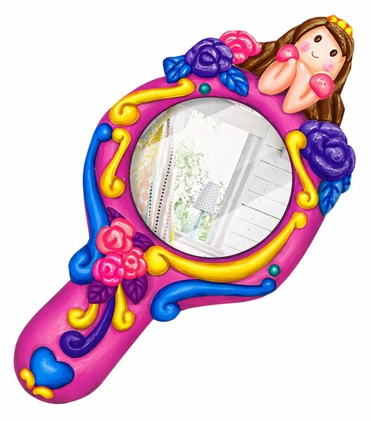 Kreativni set za izradu gipsanog ogledala, 6 boja