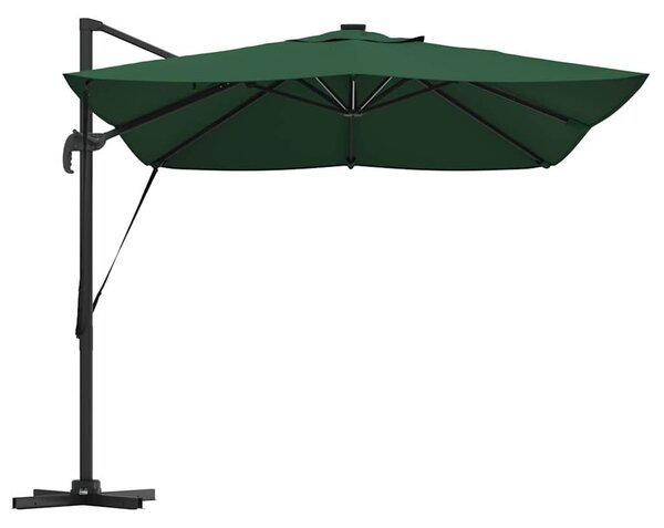 Suncobran Zelena 352 x 251 x 265 cm Poliester i aluminij - Zelena / 352 x 251 x 265 cm
