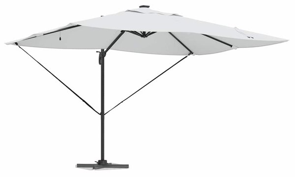 Suncobran Pijesak 352 x 251 x 265 cm Poliester i aluminij - Smeđa / 352 x 251 x 265 cm