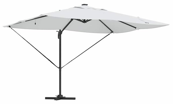 Suncobran Pijesak 352 x 251 x 265 cm Poliester i aluminij - Smeđa / 352 x 251 x 265 cm