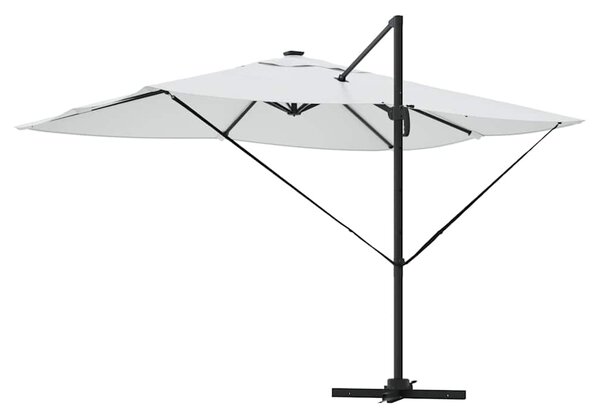 Suncobran Pijesak 352 x 251 x 265 cm Poliester i aluminij - Smeđa / 352 x 251 x 265 cm