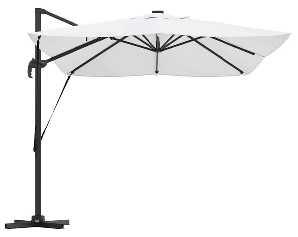 Suncobran Pijesak 352 x 251 x 265 cm Poliester i aluminij - Smeđa / 352 x 251 x 265 cm