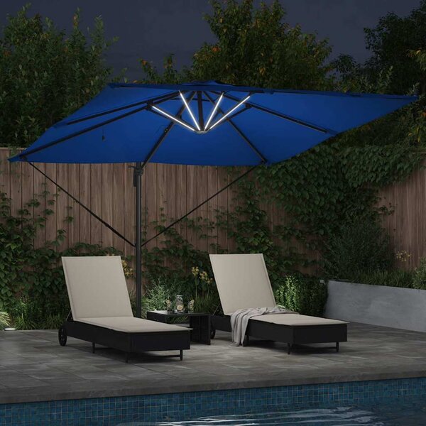Suncobran Azure plava 286 x 284 x 270 cm Aluminij i poliester - Plava / 286 x 284 x 270 cm