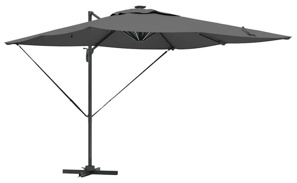 Suncobran Antracit 286 x 284 x 270 cm Aluminij i poliester - Antracit / 286 x 284 x 270 cm