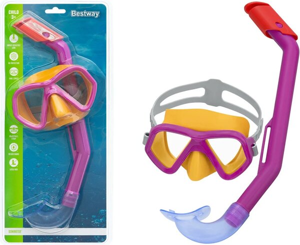 Dječji set za ronjenje Bestway 24023, maska i tuba, plava