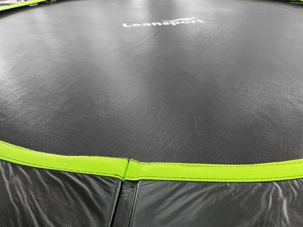 Trampolin Lean Sport Max 14 stopa, crno-zeleni