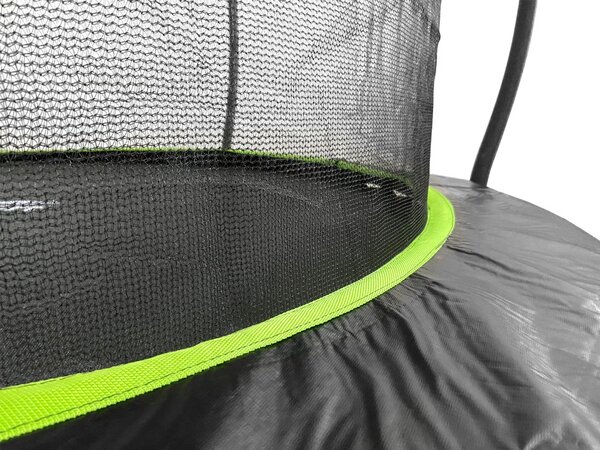 Trampolin Lean Sport Max 14 stopa, crno-zeleni