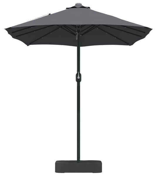 Vrtni suncobran Antracit 385 x 209 x 244 cm Poliester - Antracit / 385 x 209 x 244 cm