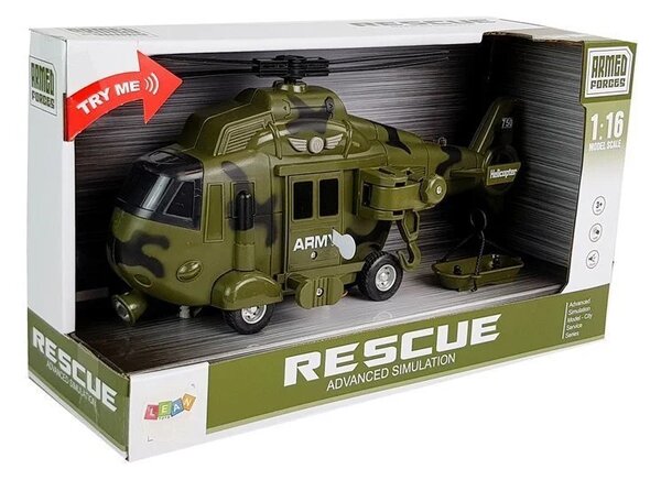 Vojni spasilački helikopter 1:16 Kuka sa zvučnim svjetlom