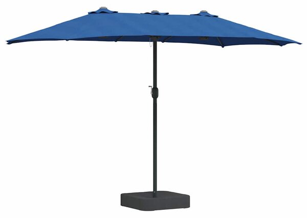 Vrtni suncobran Azurnoplava 385 x 209 x 244 cm - Plava / 385 x 209 x 244 cm