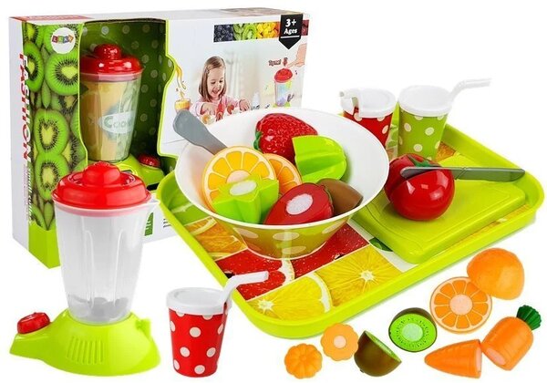 Kuhinjski set s blenderom na baterije, povrće i voće