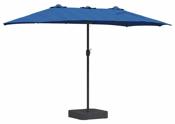 Vrtni suncobran Azurnoplava 385 x 209 x 244 cm - Plava / 385 x 209 x 244 cm