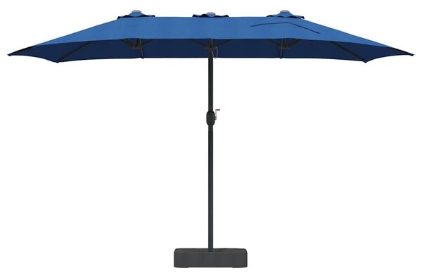 Vrtni suncobran Azurnoplava 385 x 209 x 244 cm - Plava / 385 x 209 x 244 cm