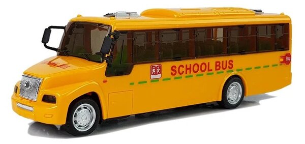 Školski autobus Spring Drive. Svjetla i zvukovi. Otvaranje vrata