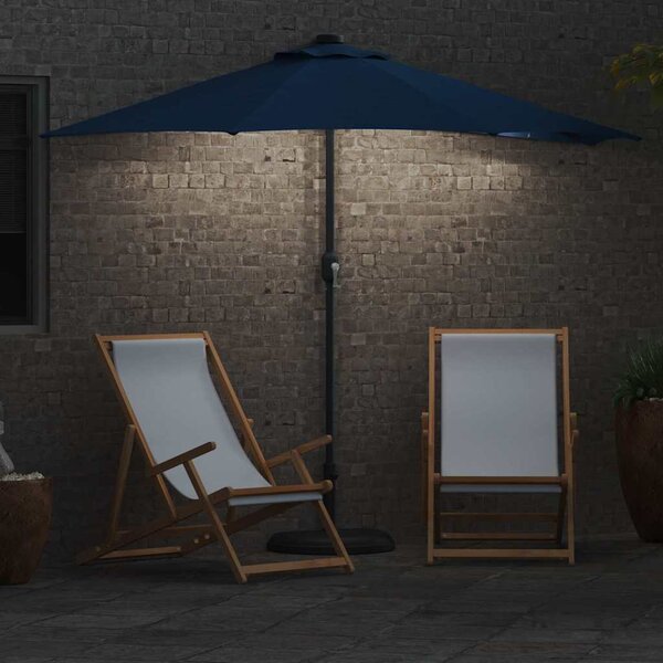 Vrtni suncobran Azurnoplava 294 x 150 x 224 cm - Plava / 294 x 150 x 224 cm