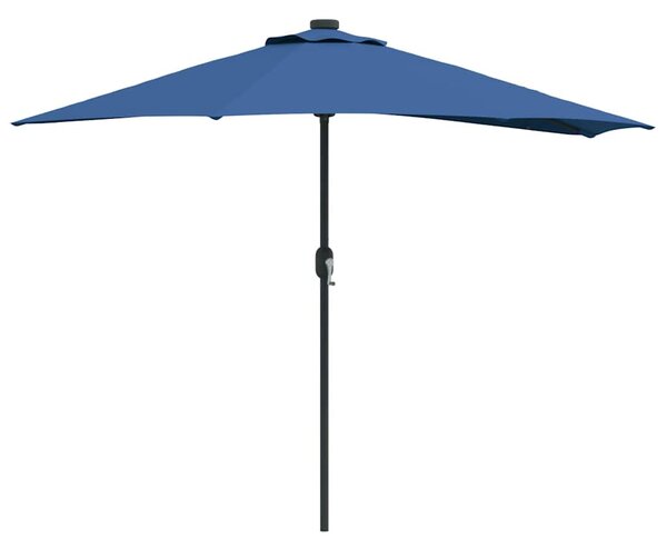 Vrtni suncobran Azurnoplava 294 x 150 x 224 cm - Plava / 294 x 150 x 224 cm