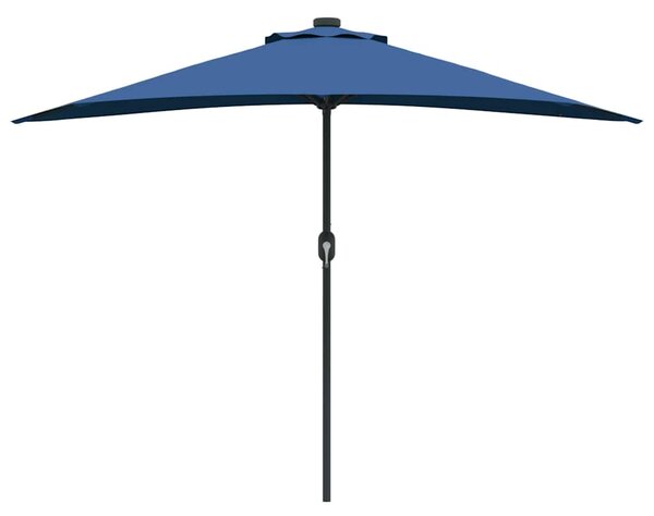 Vrtni suncobran Azurnoplava 294 x 150 x 224 cm - Plava / 294 x 150 x 224 cm