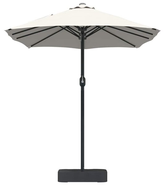 Vrtni suncobran Pijesak 385 x 209 x 244 cm Poliester i čelik - Smeđa / 385 x 209 x 244 cm