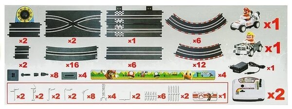 Mario trkaća staza s 2 automobila - 452 cm