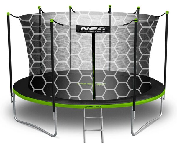Unutarnja mreža za trampolin Neo-Sport 465 cm, 15 stopa, siva, var. NS-15W-231-SW