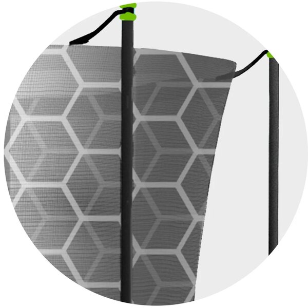 Unutarnja mreža za trampolin Neo-Sport 465 cm, 15 stopa, siva, var. NS-15W-231-SW